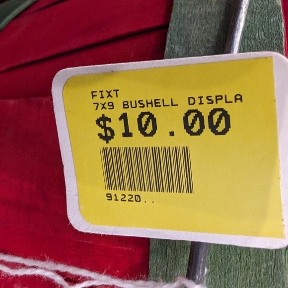 Wooden Baskets with Handles 9x7"- set of 3 baskets - Picture 5 of 5